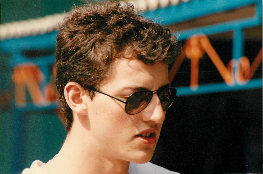 Owen Barder, taken in 1984.