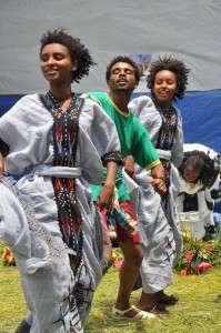 Dancers at the inauguration