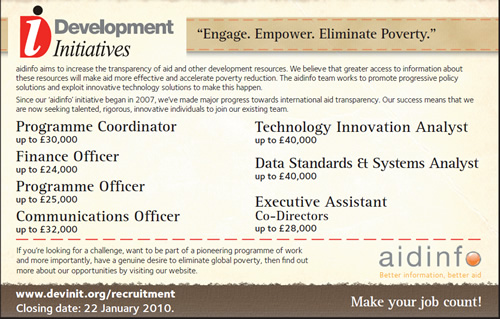 Job advert
