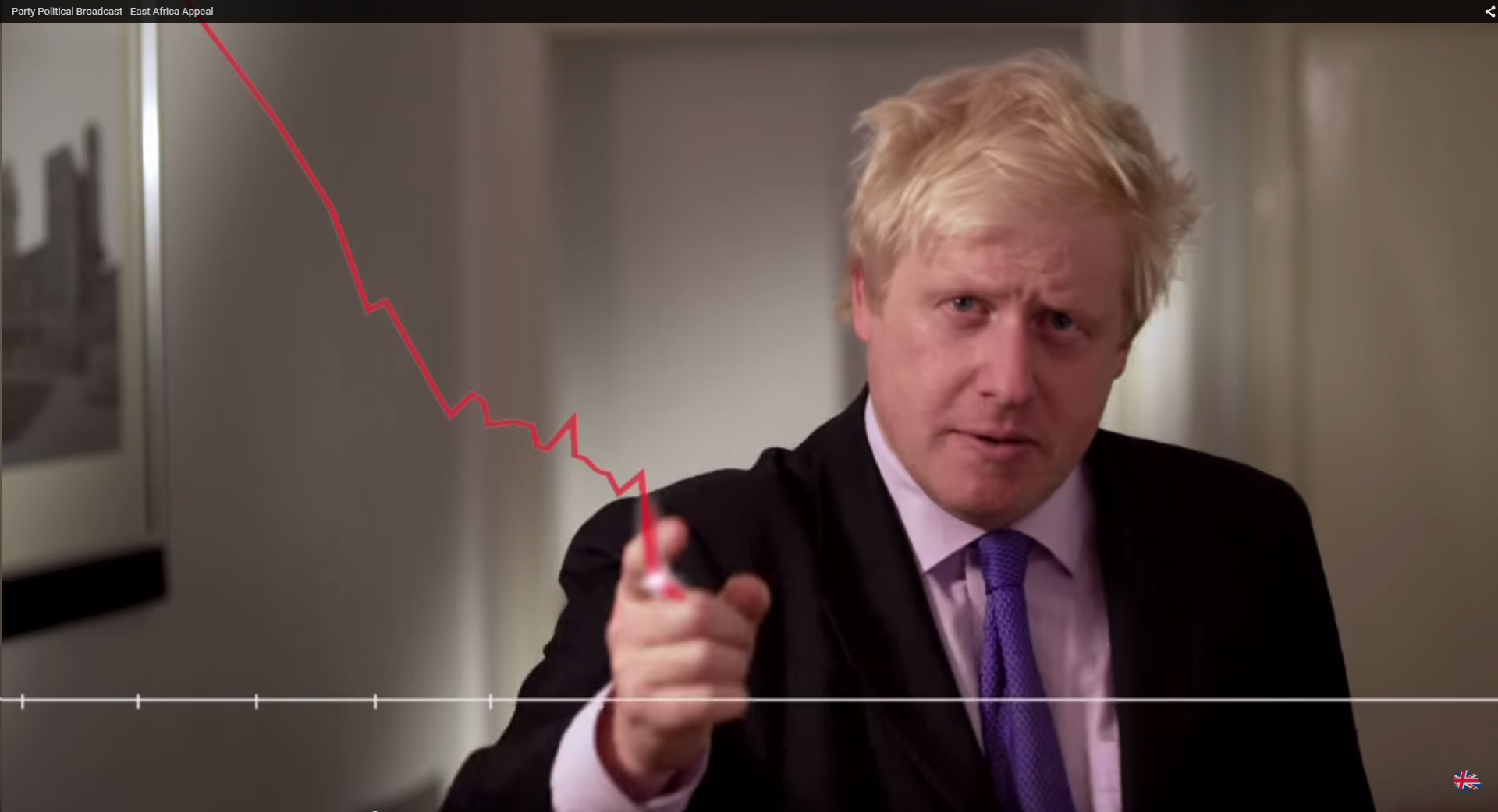 Boris Johnson in the Conservative Party Political Broadcast - East Africa Appeal