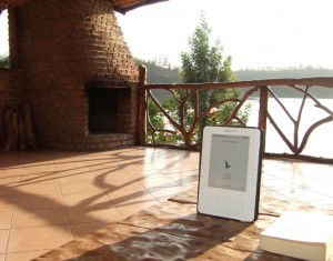 My kindle at Bishoftu