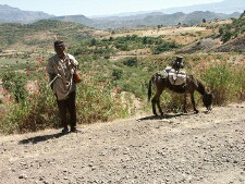 Road surface near Lalibela