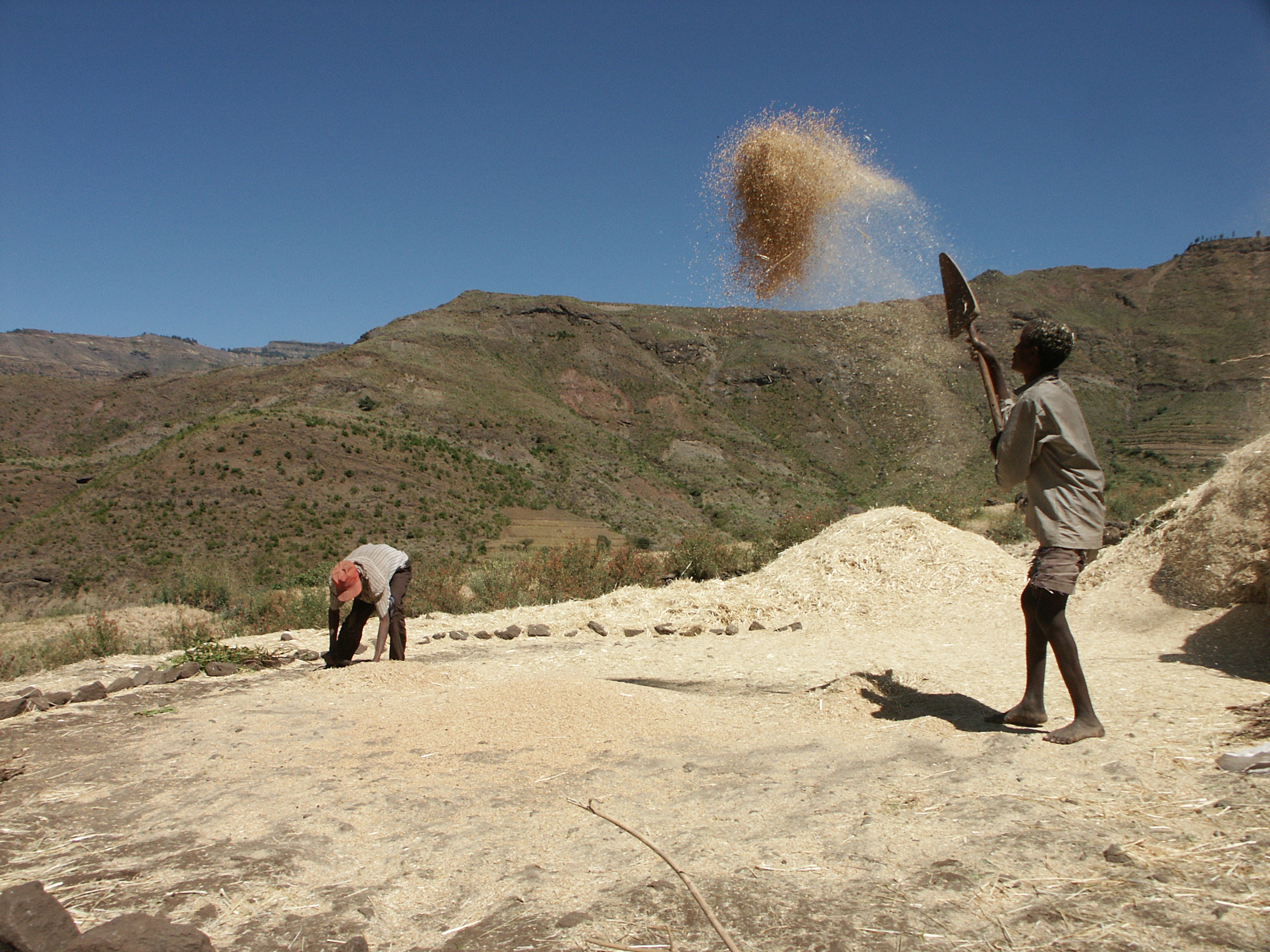 Lalibela kids on football