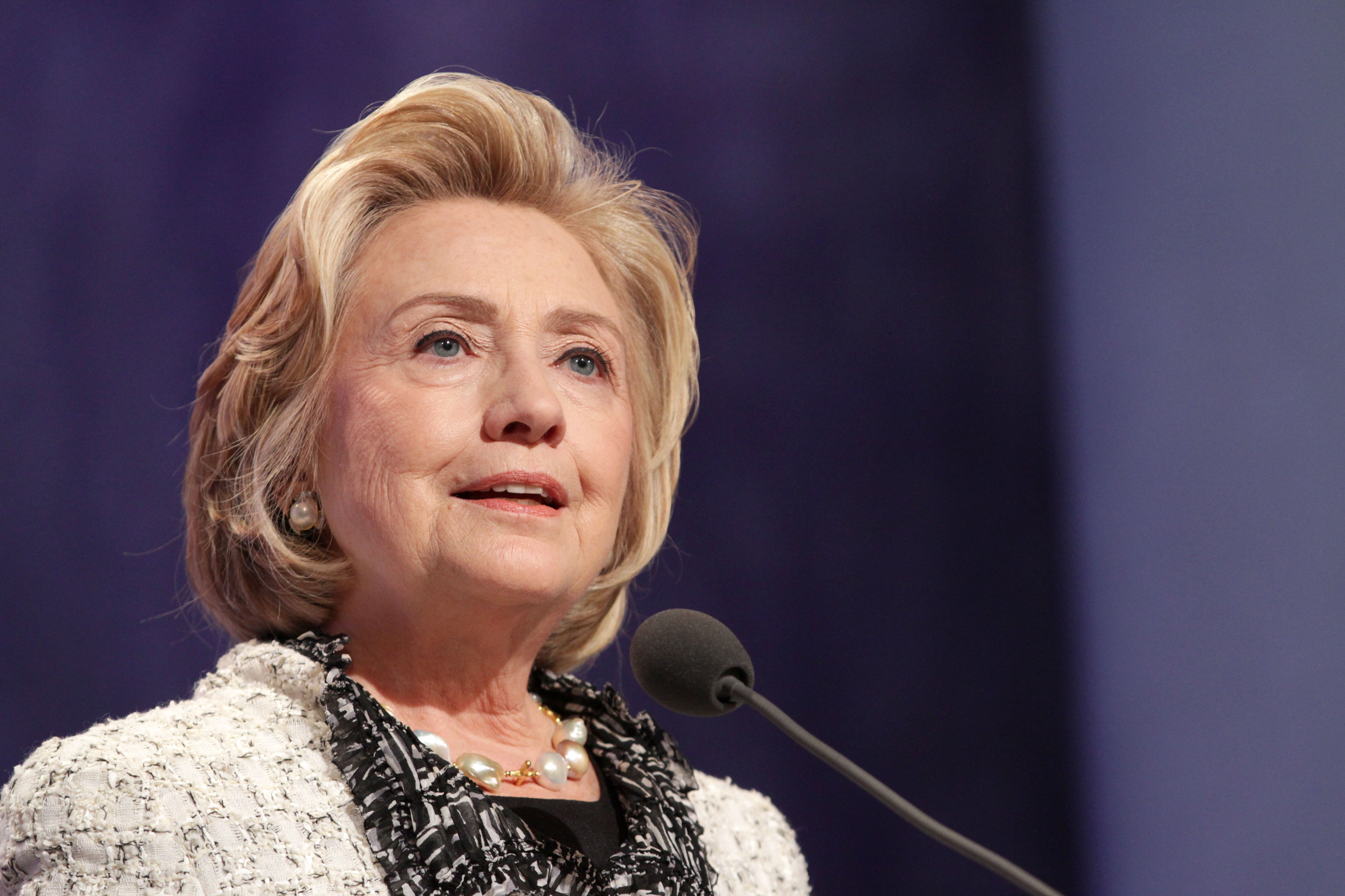 Hillary Clinton attends the Clinton Global Initiative Annual Meeting at The Shertaon New York Hotel on September 25, 2013 in New York City.