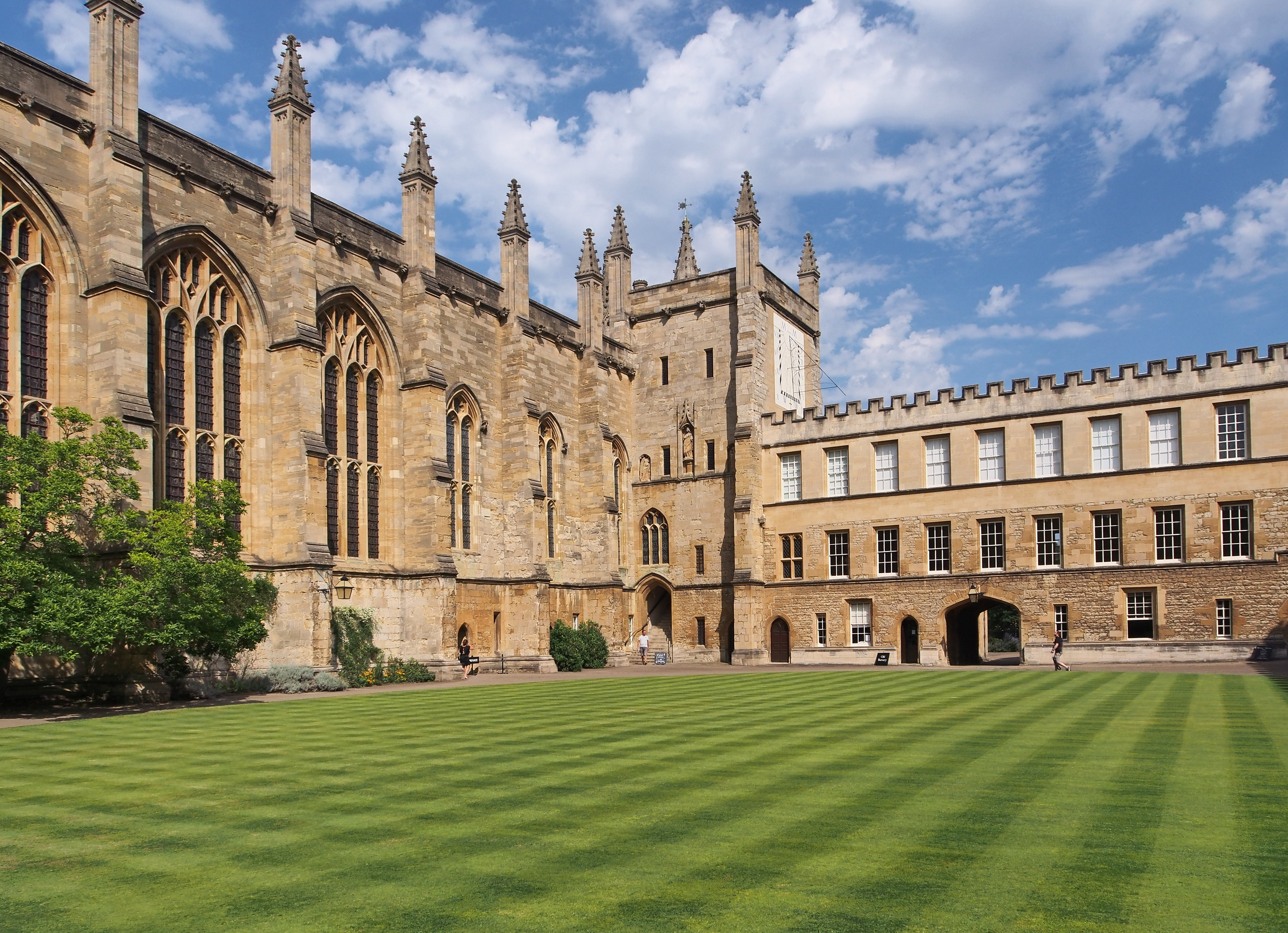 The Front Quad of New College Oxford